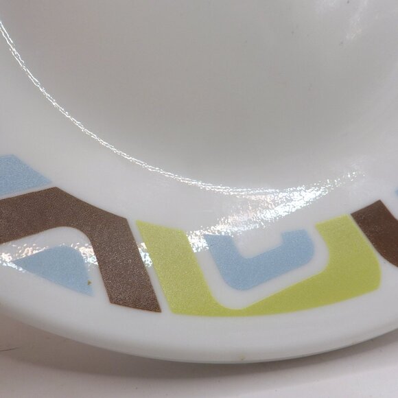 Set of 4 Corning Corelle Vitrelle Squared Pattern / Bread & Butter - Picture 3 of 5